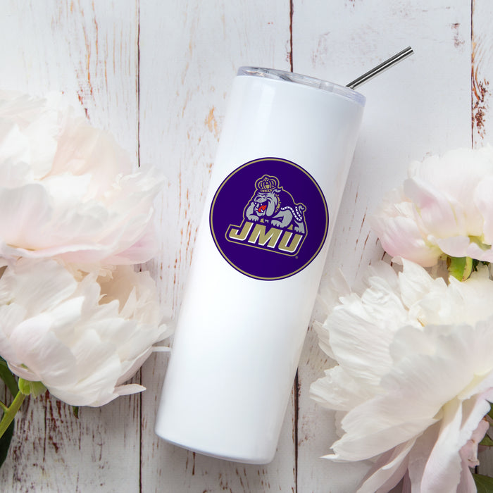 James Madison University Stainless Steel Skinny Tumbler 20 OZ