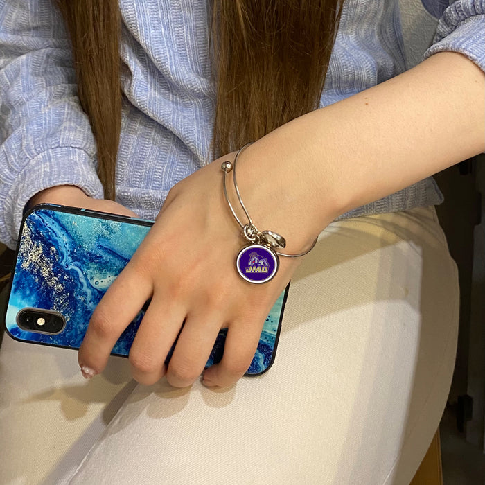 James Madison University Round Adjustable Bracelet