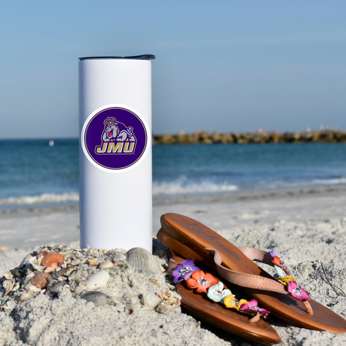 James Madison University Stainless Steel Skinny Tumbler 20 OZ