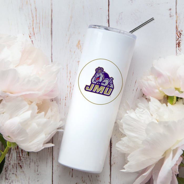 James Madison University Stainless Steel Skinny Tumbler 20 OZ