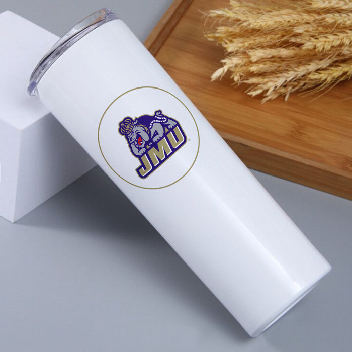 James Madison University Stainless Steel Skinny Tumbler 20 OZ