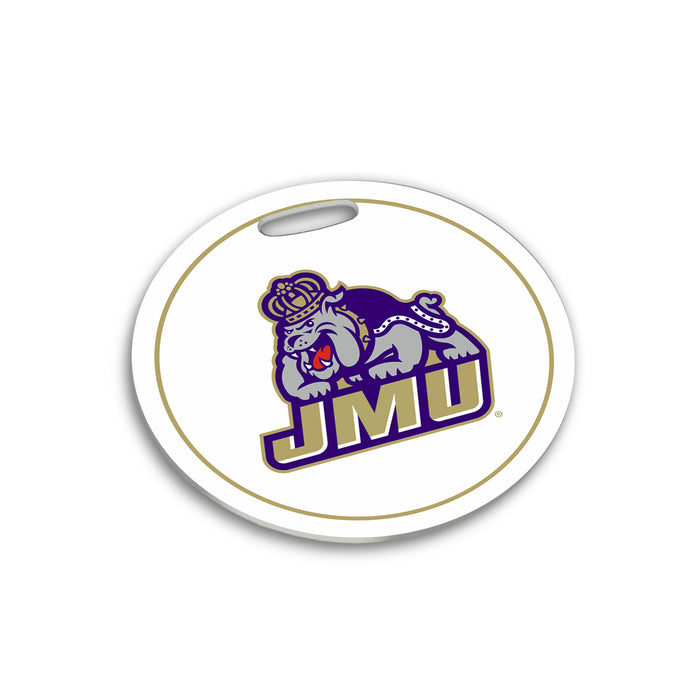 James Madison University Luggage Bag Tag (round)