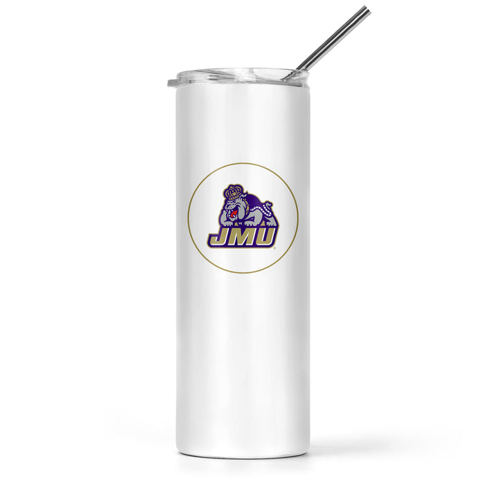 James Madison University Stainless Steel Skinny Tumbler 20 OZ