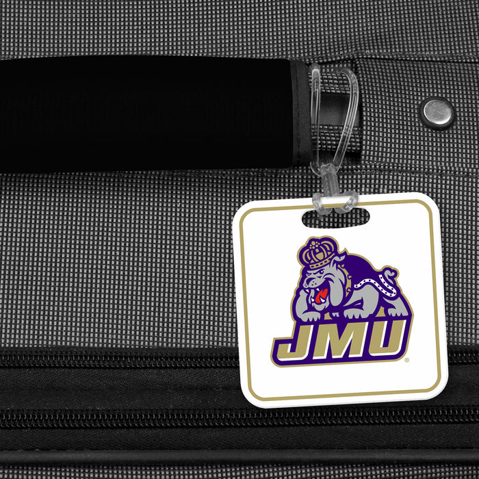 James Madison University Luggage Bag Tag (square)