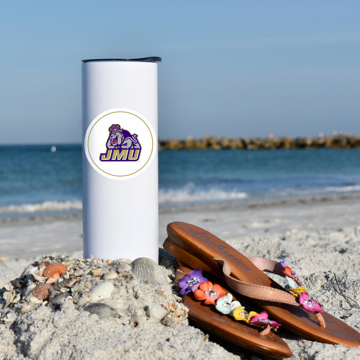 James Madison University Stainless Steel Skinny Tumbler 20 OZ