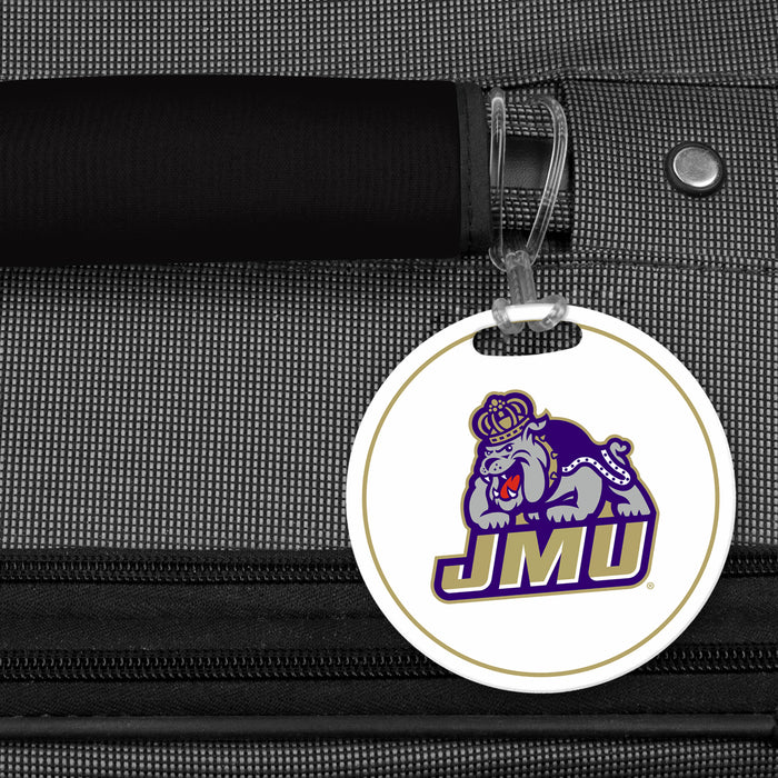 James Madison University Luggage Bag Tag (round)