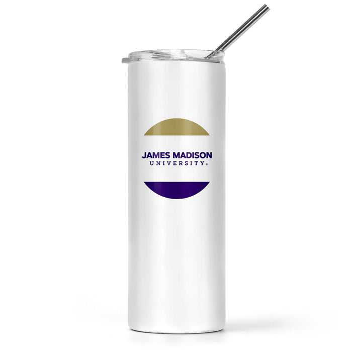 James Madison University Stainless Steel Skinny Tumbler 20 OZ