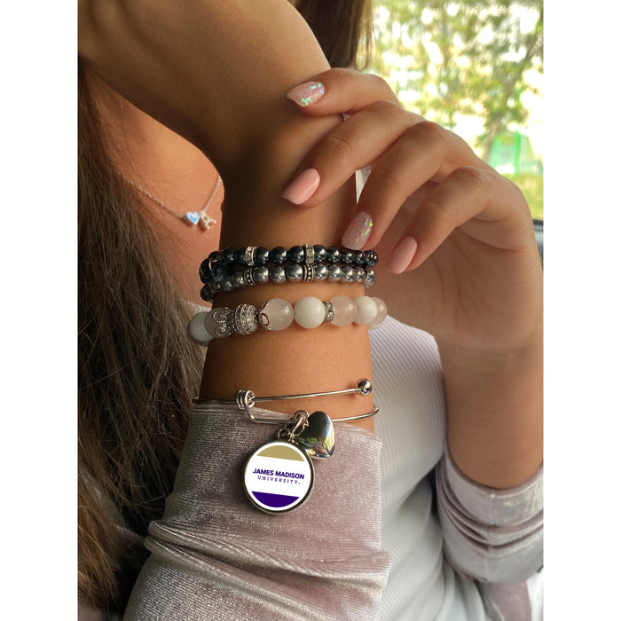 James Madison University Round Adjustable Bracelet