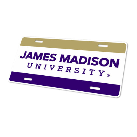 James Madison University Decorative License Plate