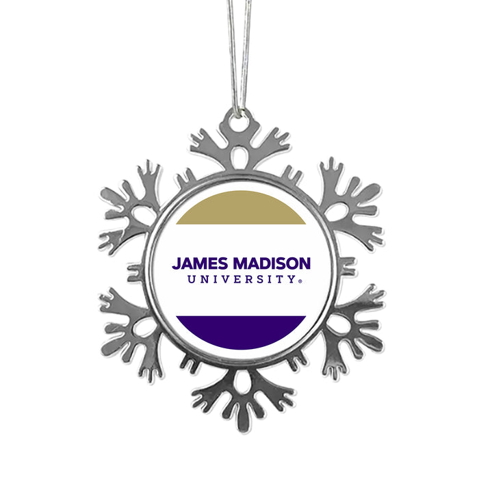 James Madison University Christmas Ornament - Snowflake Metal