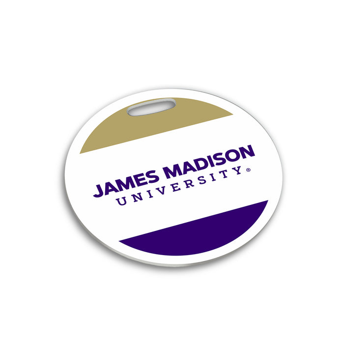James Madison University Luggage Bag Tag (round)