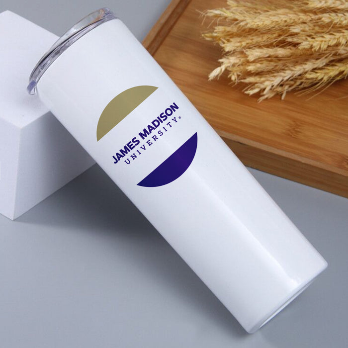 James Madison University Stainless Steel Skinny Tumbler 20 OZ