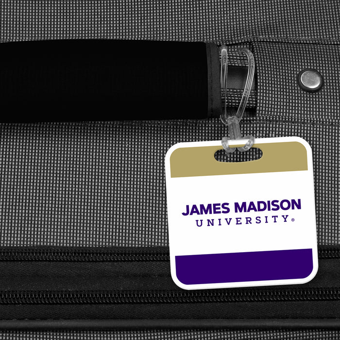 James Madison University Luggage Bag Tag (square)