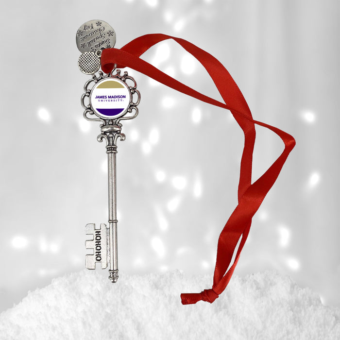 James Madison University Christmas Ornament Santa Magic Key