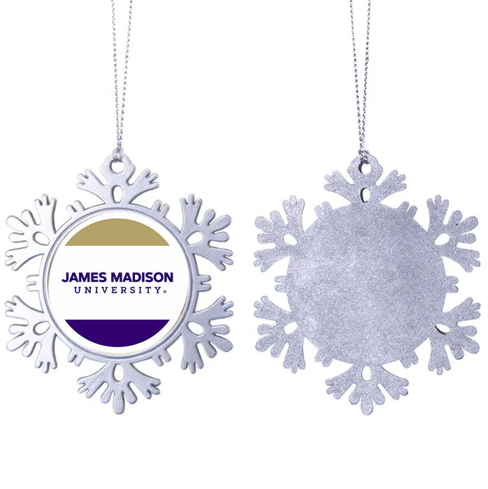 James Madison University Christmas Ornament - Snowflake Metal