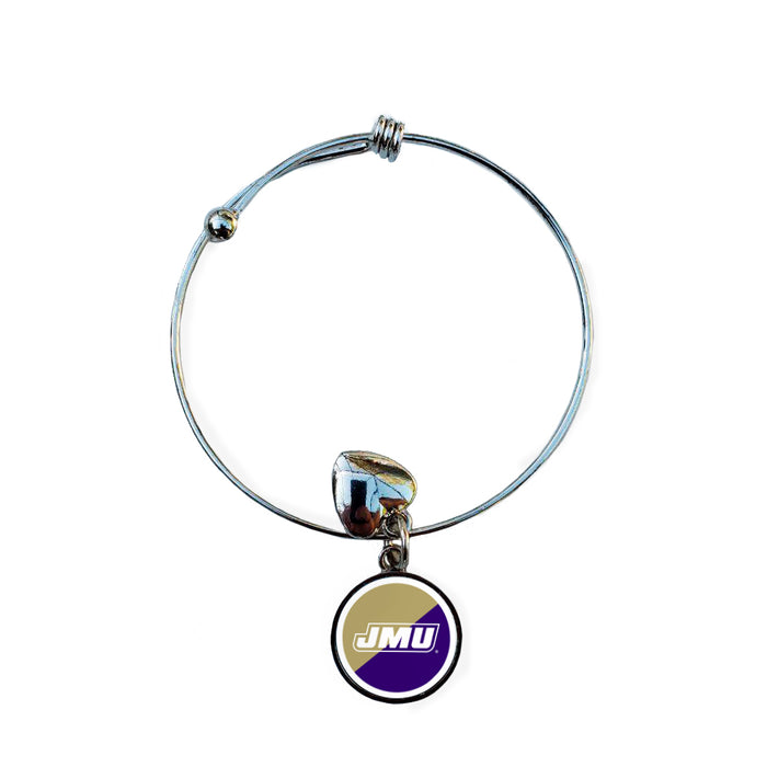 James Madison University Round Adjustable Bracelet