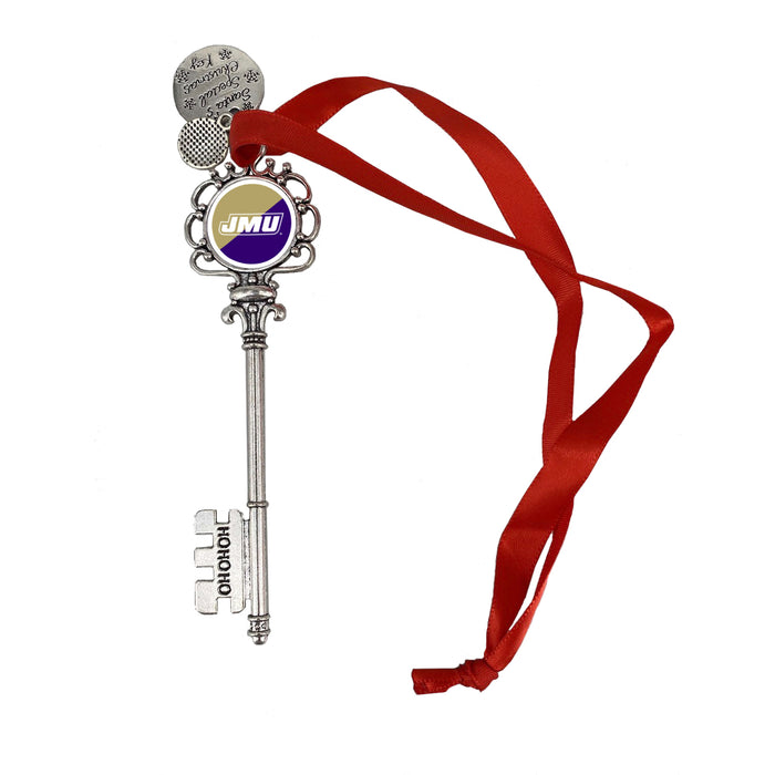 James Madison University Christmas Ornament Santa Magic Key