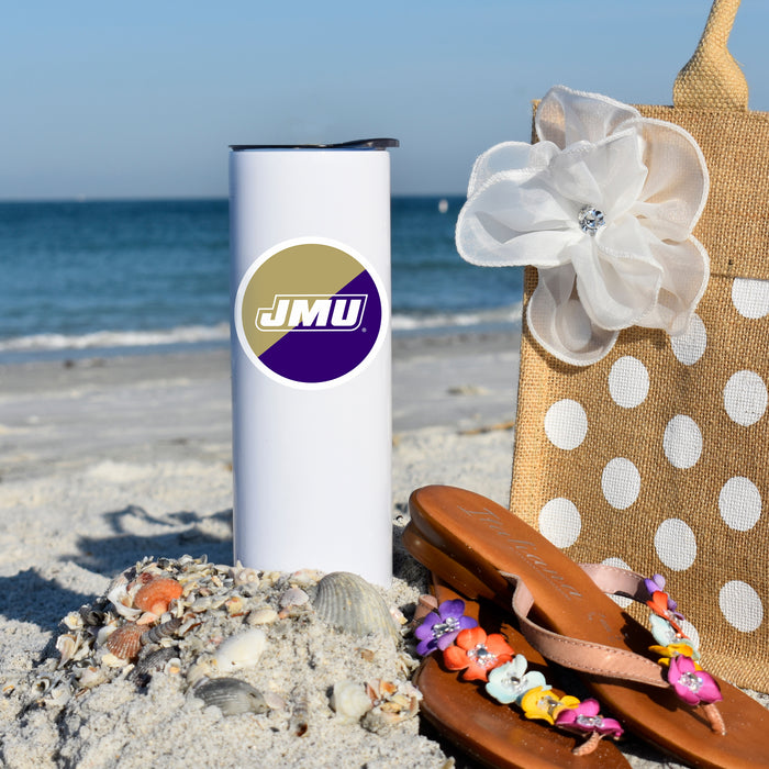 James Madison University Stainless Steel Skinny Tumbler 20 OZ