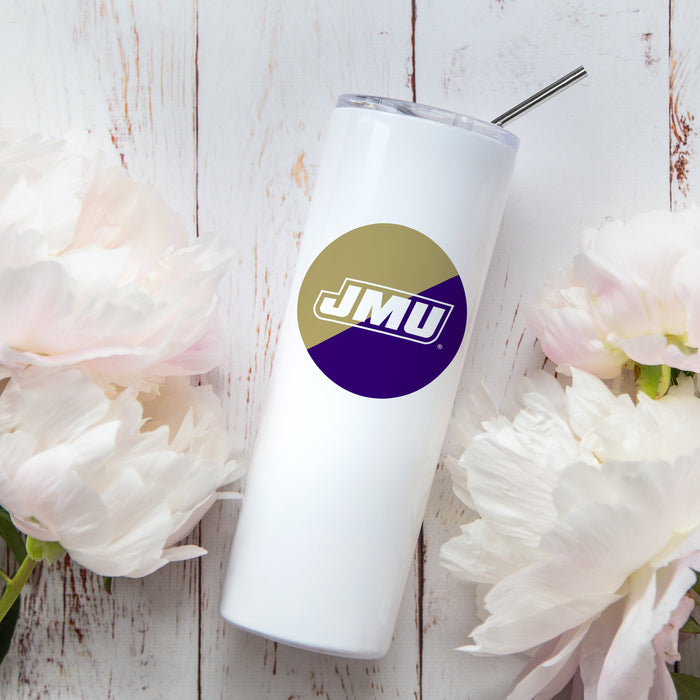 James Madison University Stainless Steel Skinny Tumbler 20 OZ