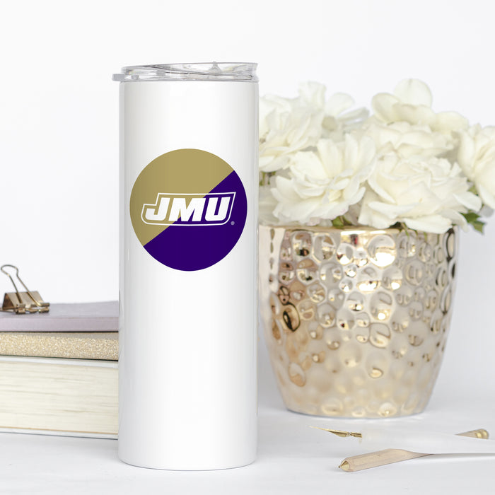 James Madison University Stainless Steel Skinny Tumbler 20 OZ