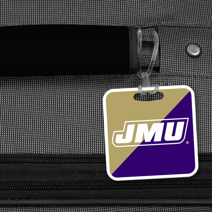 James Madison University Luggage Bag Tag (square)