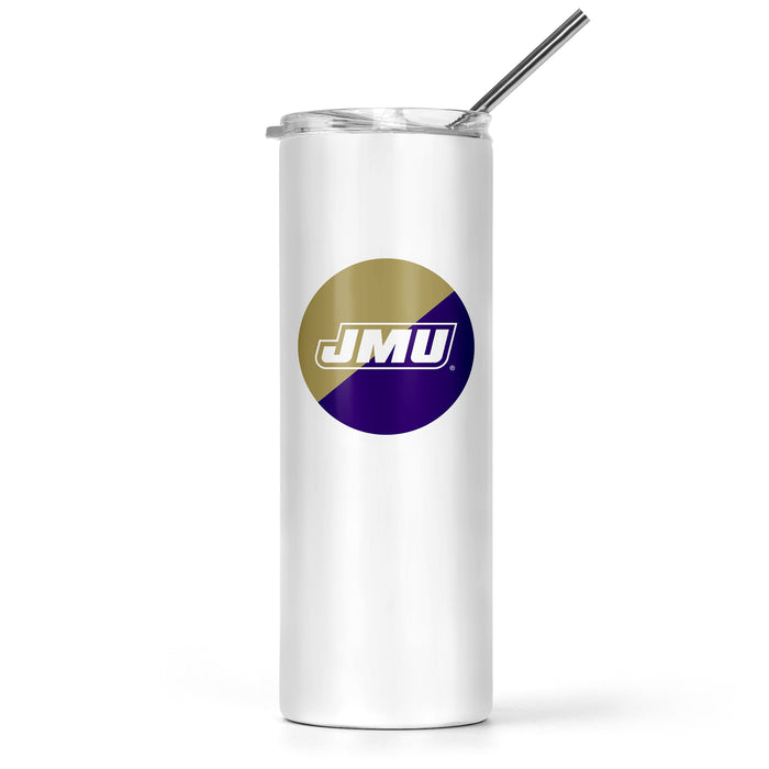 James Madison University Stainless Steel Skinny Tumbler 20 OZ