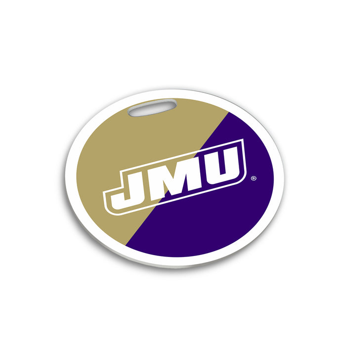 James Madison University Luggage Bag Tag (round)