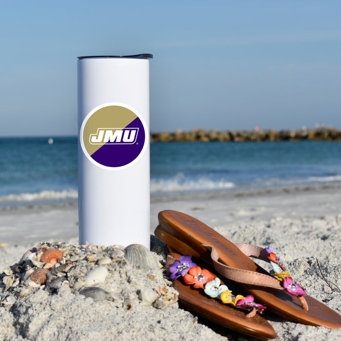 James Madison University Stainless Steel Skinny Tumbler 20 OZ