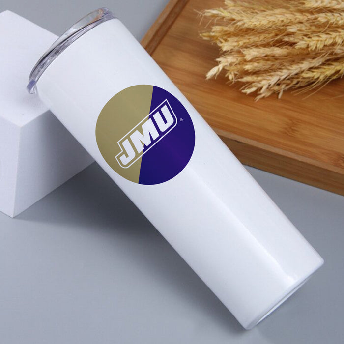 James Madison University Stainless Steel Skinny Tumbler 20 OZ