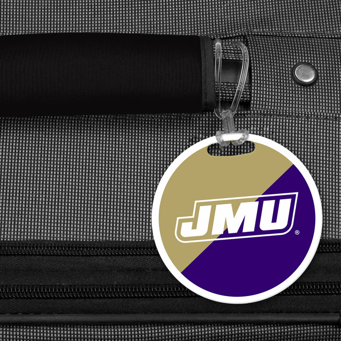 James Madison University Luggage Bag Tag (round)