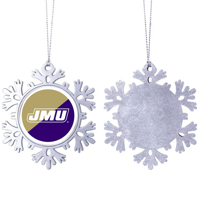James Madison University Christmas Ornament - Snowflake Metal