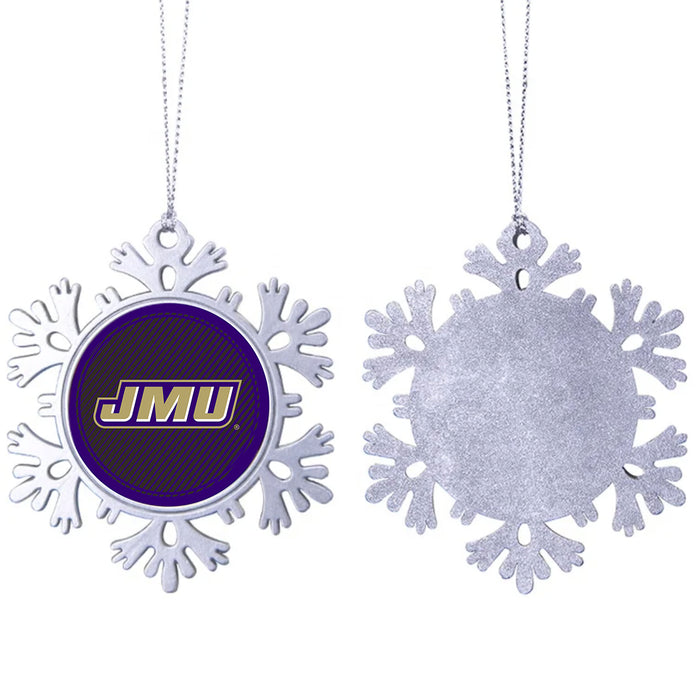James Madison University Christmas Ornament - Snowflake Metal