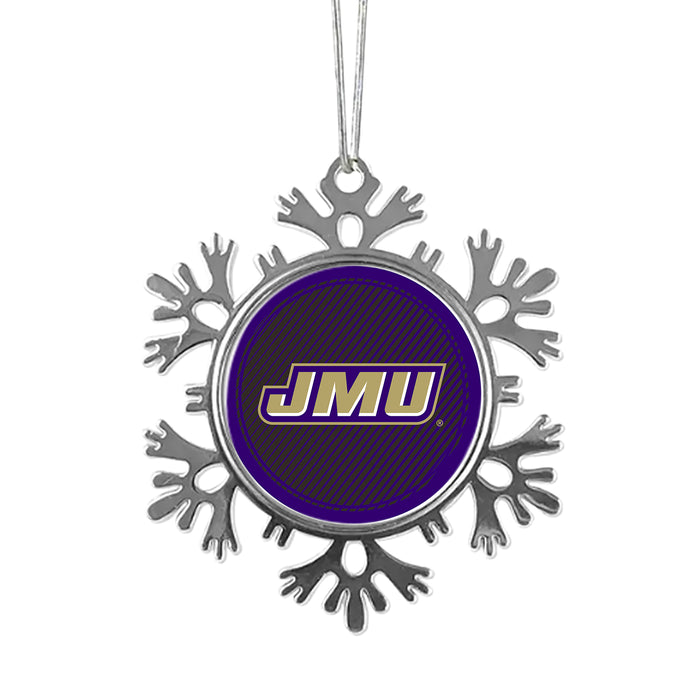 James Madison University Christmas Ornament - Snowflake Metal