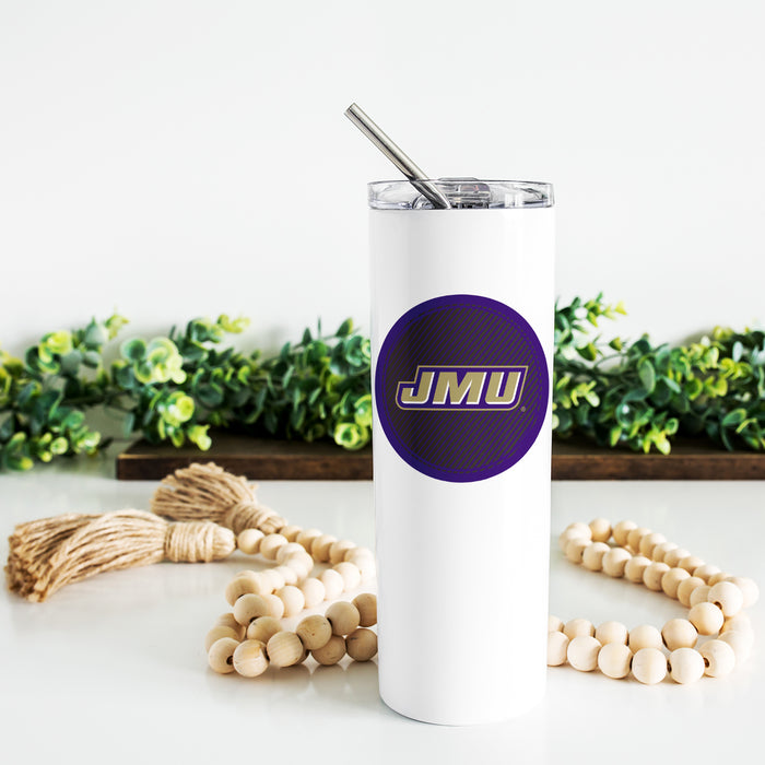 James Madison University Stainless Steel Skinny Tumbler 20 OZ