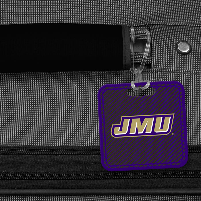 James Madison University Luggage Bag Tag (square)