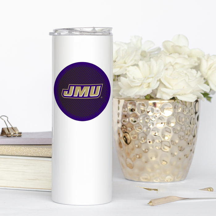 James Madison University Stainless Steel Skinny Tumbler 20 OZ