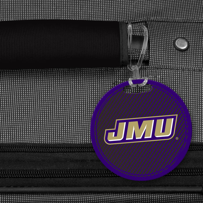 James Madison University Luggage Bag Tag (round)