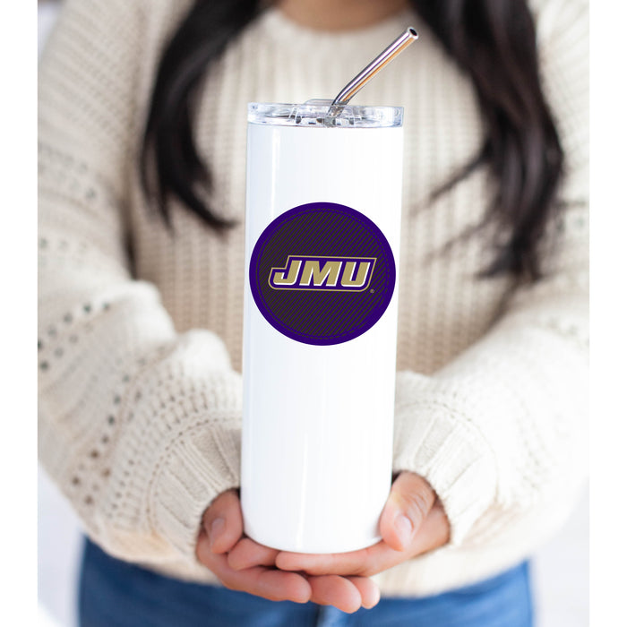 James Madison University Stainless Steel Skinny Tumbler 20 OZ