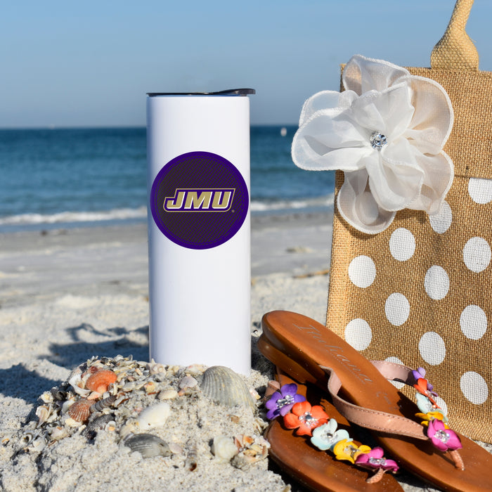James Madison University Stainless Steel Skinny Tumbler 20 OZ