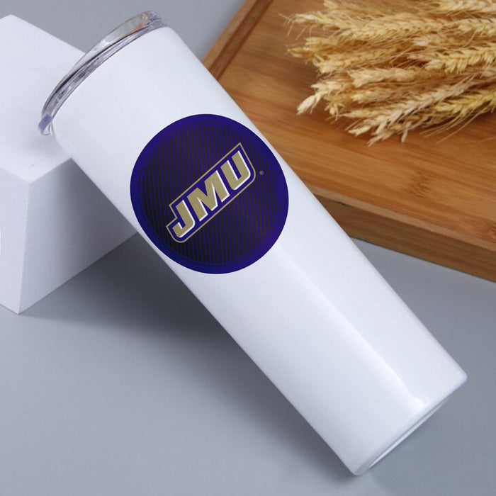 James Madison University Stainless Steel Skinny Tumbler 20 OZ