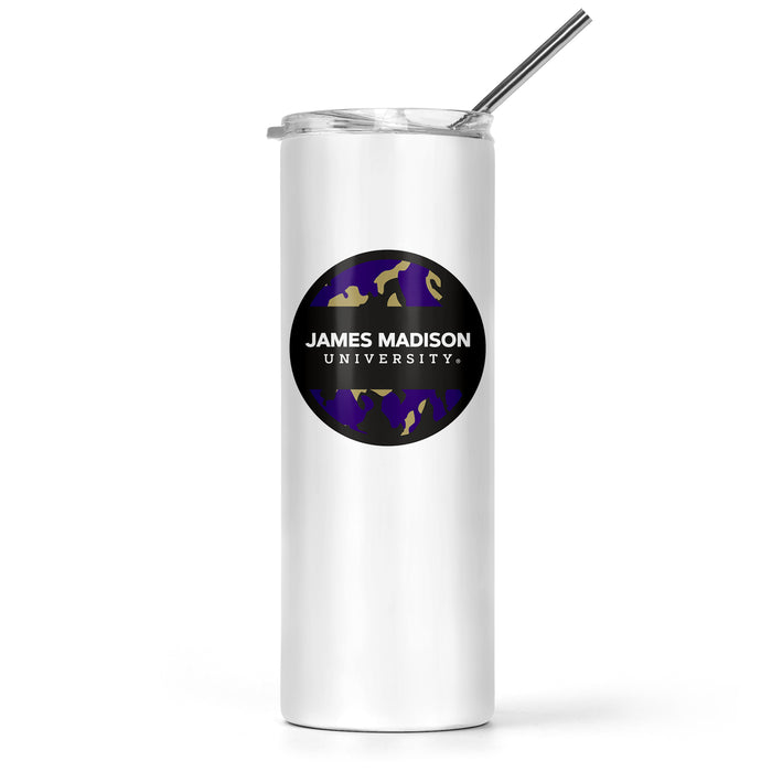 James Madison University Stainless Steel Skinny Tumbler 20 OZ