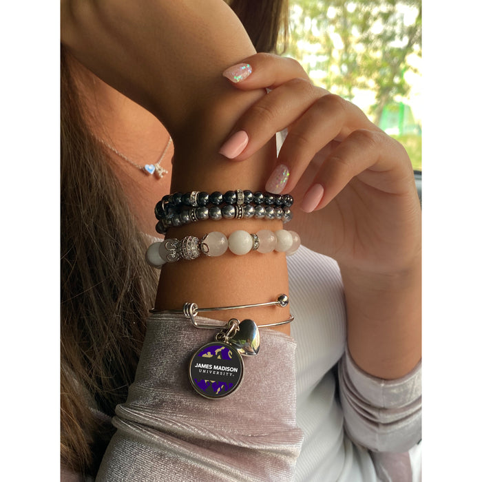 James Madison University Round Adjustable Bracelet