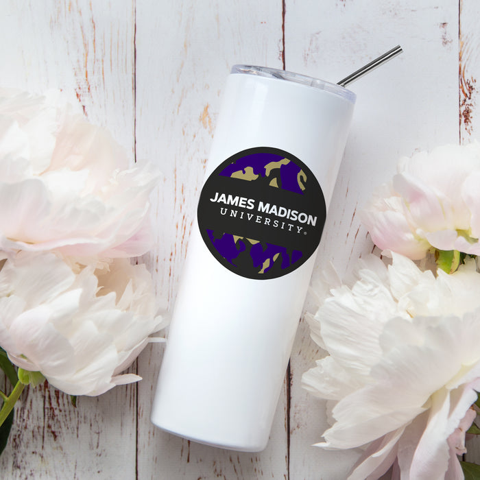 James Madison University Stainless Steel Skinny Tumbler 20 OZ