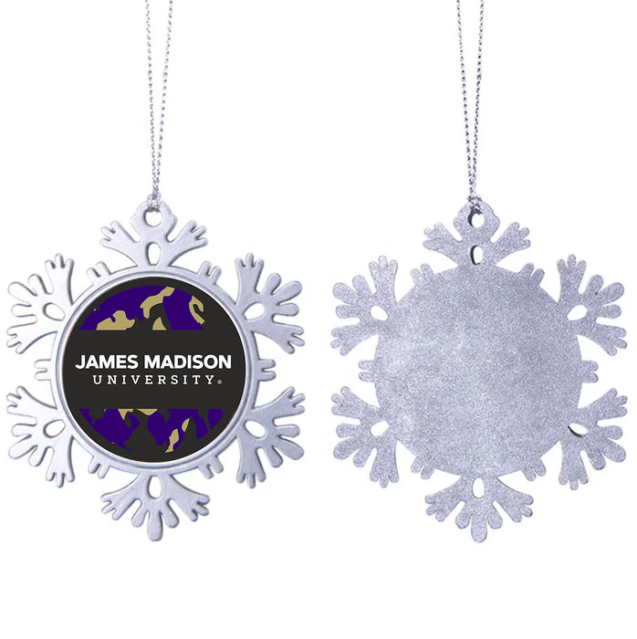 James Madison University Christmas Ornament - Snowflake Metal