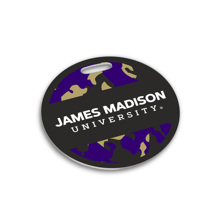 James Madison University Luggage Bag Tag (round)