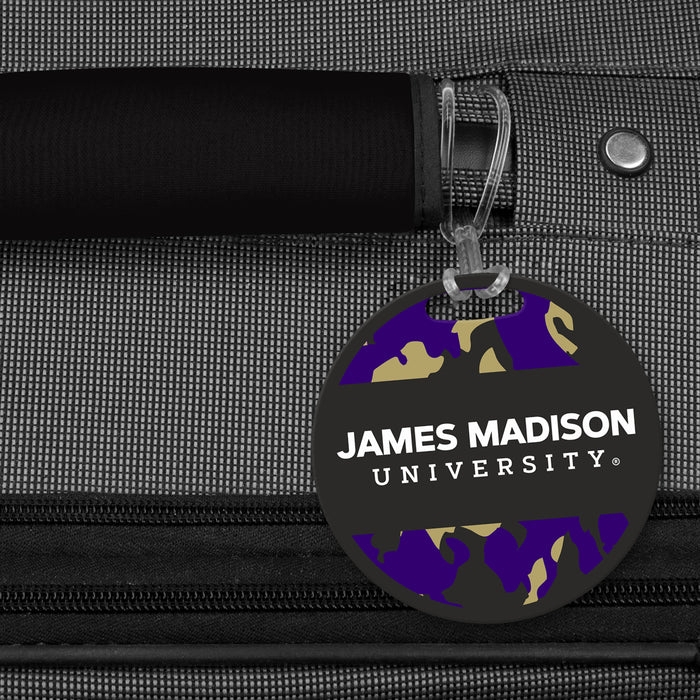 James Madison University Luggage Bag Tag (round)