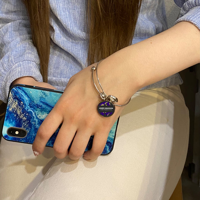 James Madison University Round Adjustable Bracelet