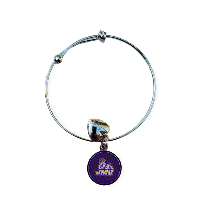 James Madison University Round Adjustable Bracelet