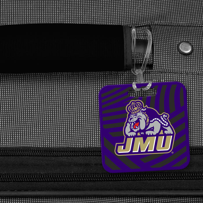 James Madison University Luggage Bag Tag (square)
