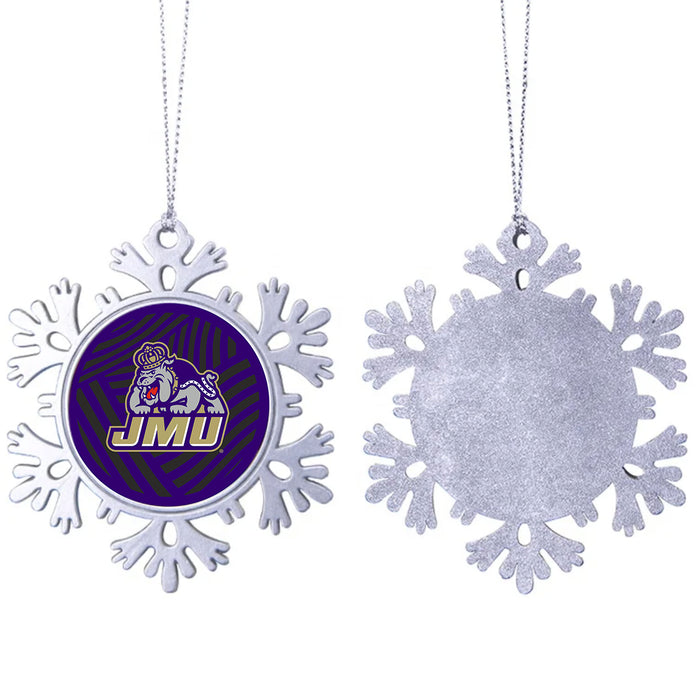 James Madison University Christmas Ornament - Snowflake Metal